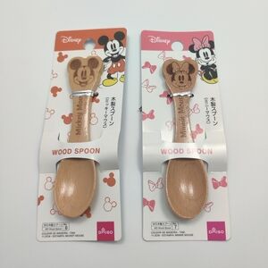 Disney Mickey and Minnie Wooden Spoons
